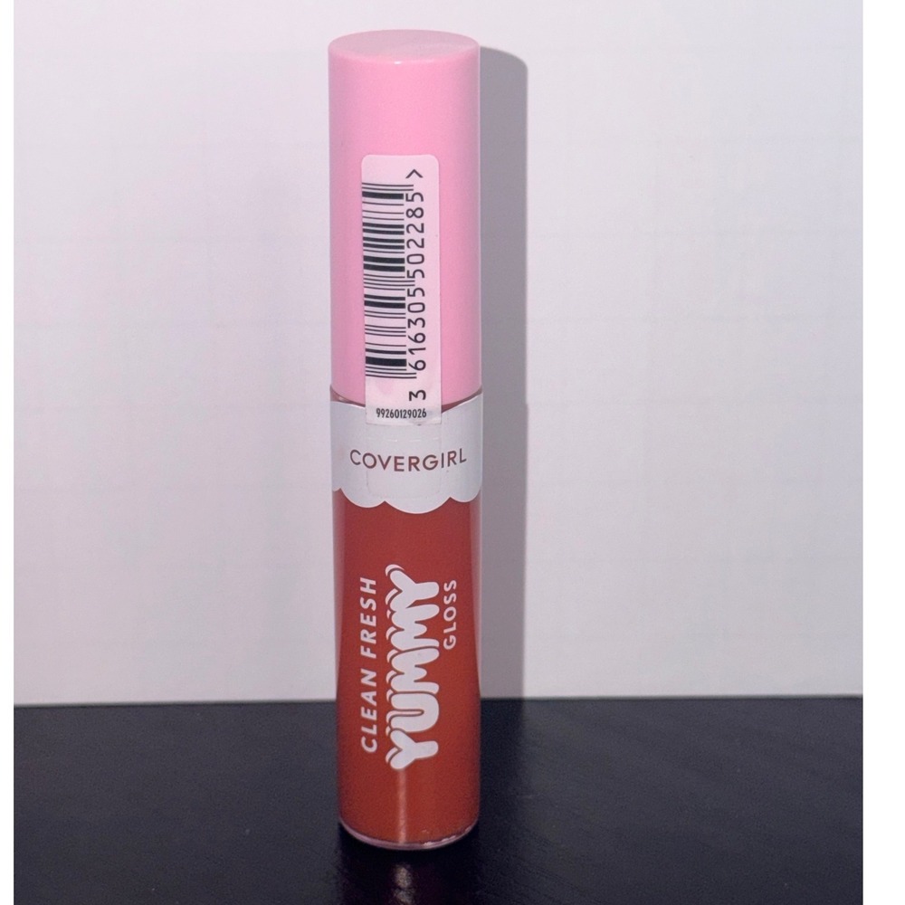 Covergirl Clean Fresh Yummy Gloss 140 Sunset Skies Vegan Lip Gloss 10ml NEW